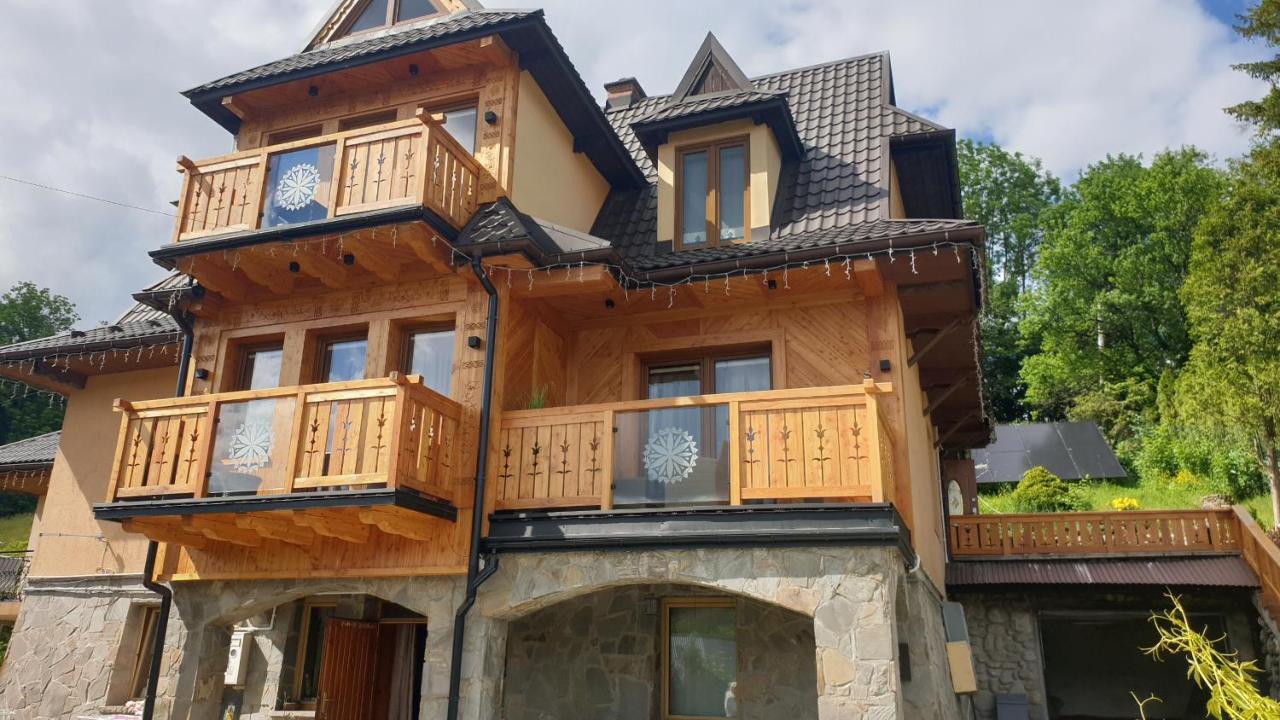 Villa Fortuna - Regionalne Apartamenty & Spa - Sauna, Grill, Jacuzzi Z Widokiem Na Tatry 扎科帕内 外观 照片