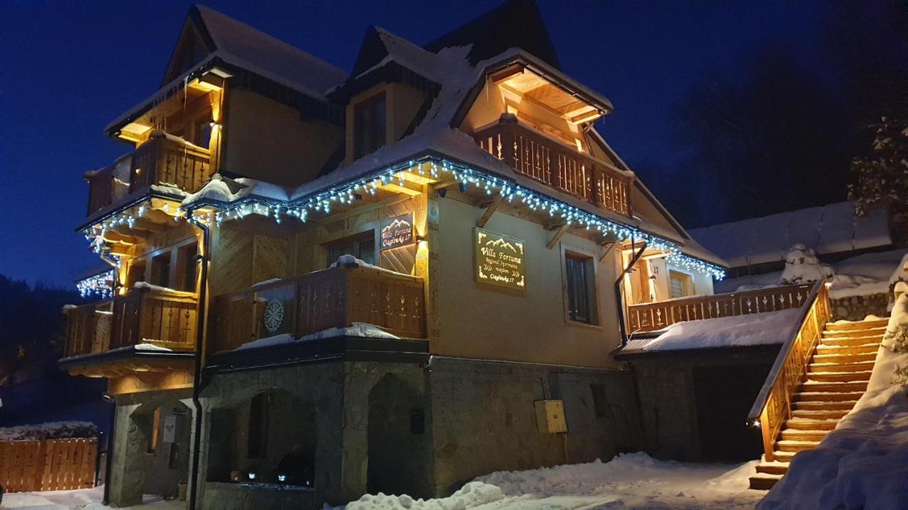 Villa Fortuna - Regionalne Apartamenty & Spa - Sauna, Grill, Jacuzzi Z Widokiem Na Tatry 扎科帕内 外观 照片